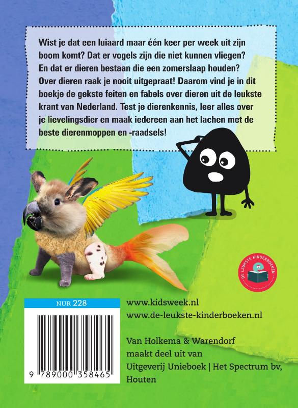 Achterkant van Feiten en fabels - dieren