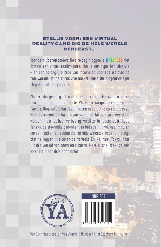 Achterkant van Warcross