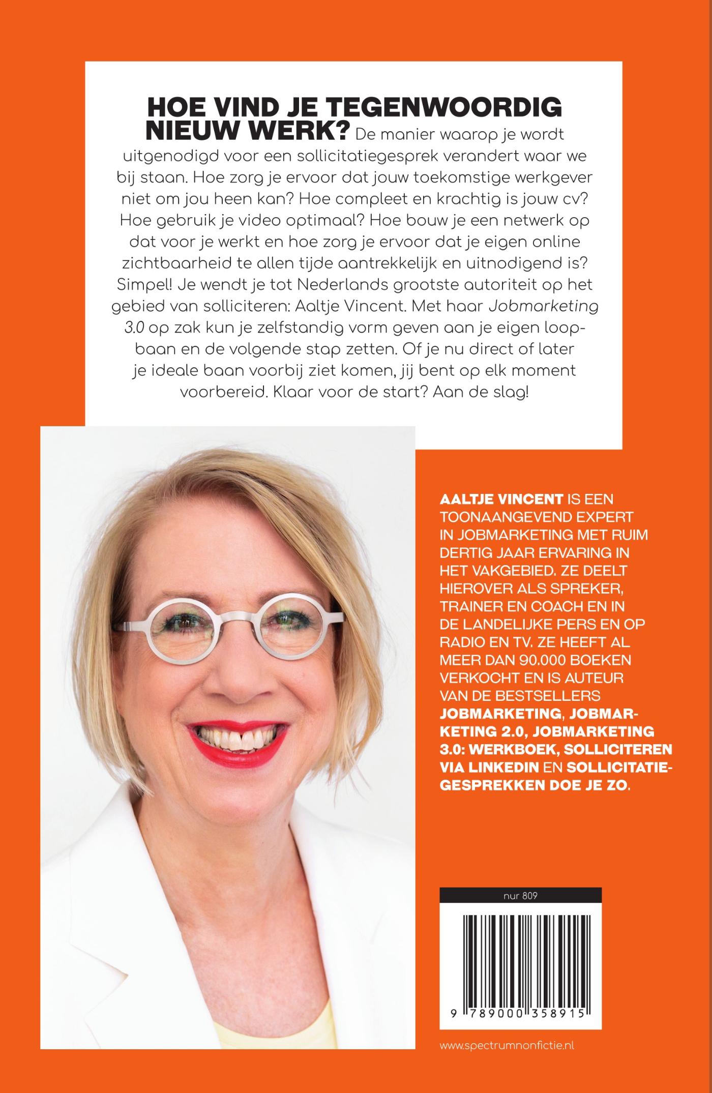 Achterkant van Jobmarketing 3.0