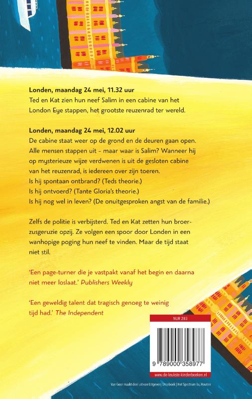 Achterkant van Het reuzenradmysterie