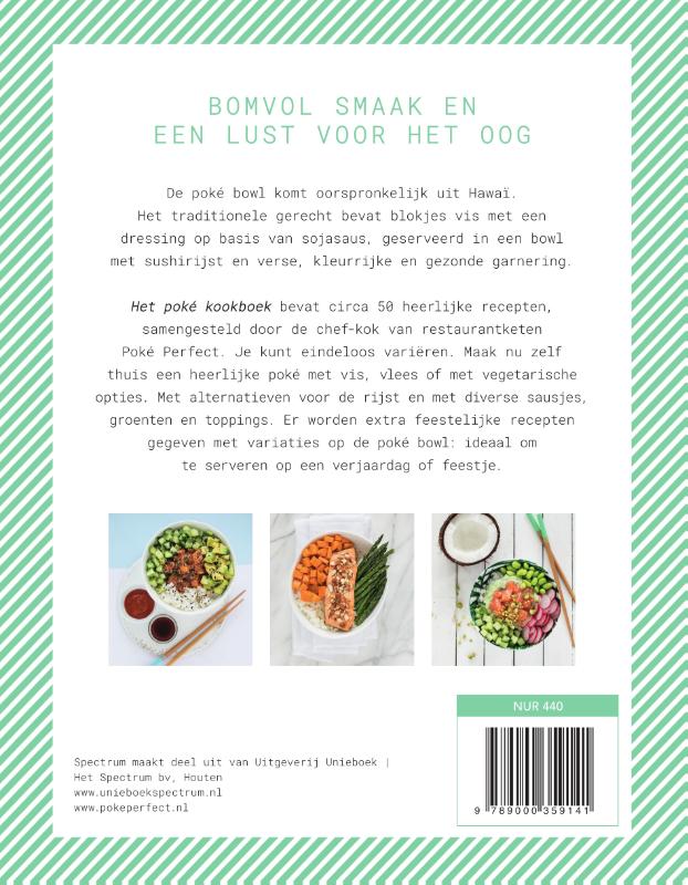 Achterkant van Het poké kookboek