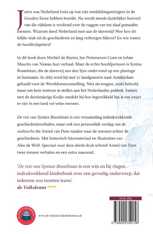 Achterkant van De reis van Syntax Bosselman