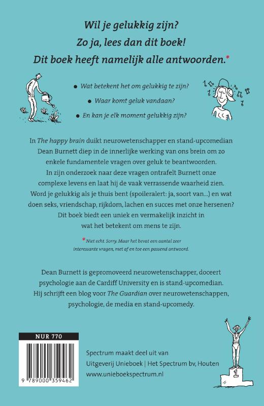 Achterkant van The happy brain