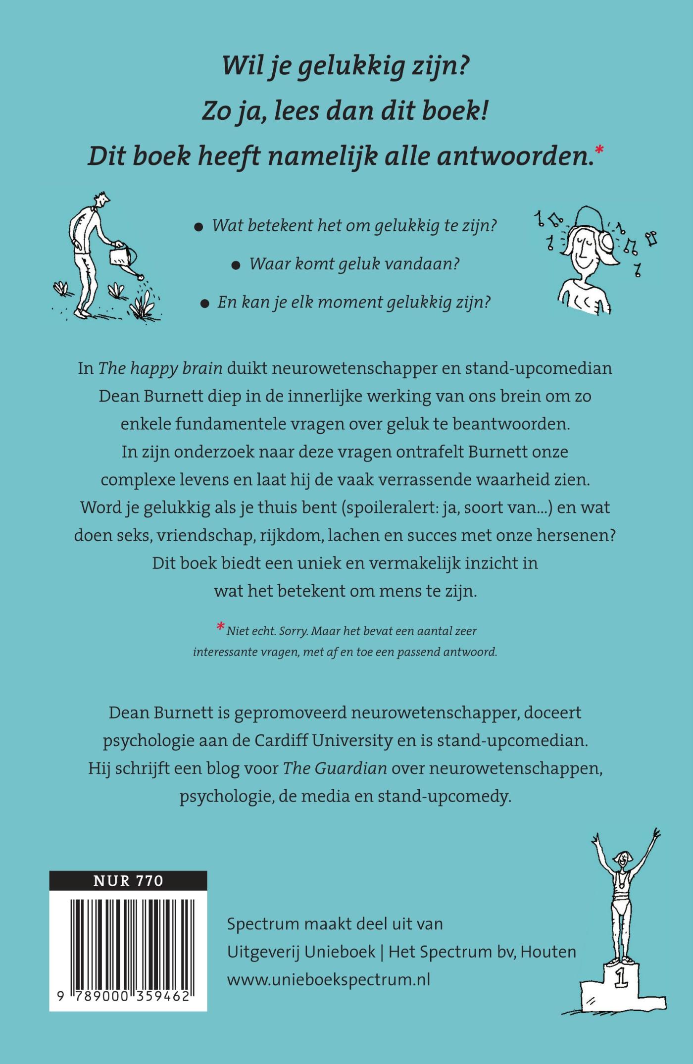 Achterkant van The happy brain