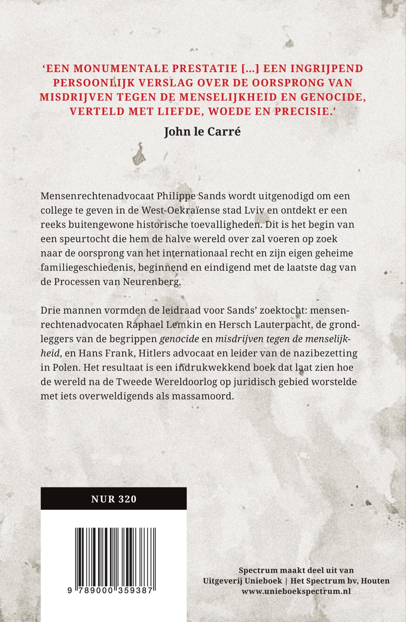 Achterkant van Galicische wetten