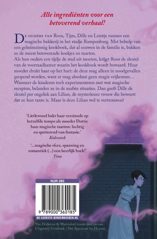 Achterkant van Het magische receptenboek van Bakkerij Bliss