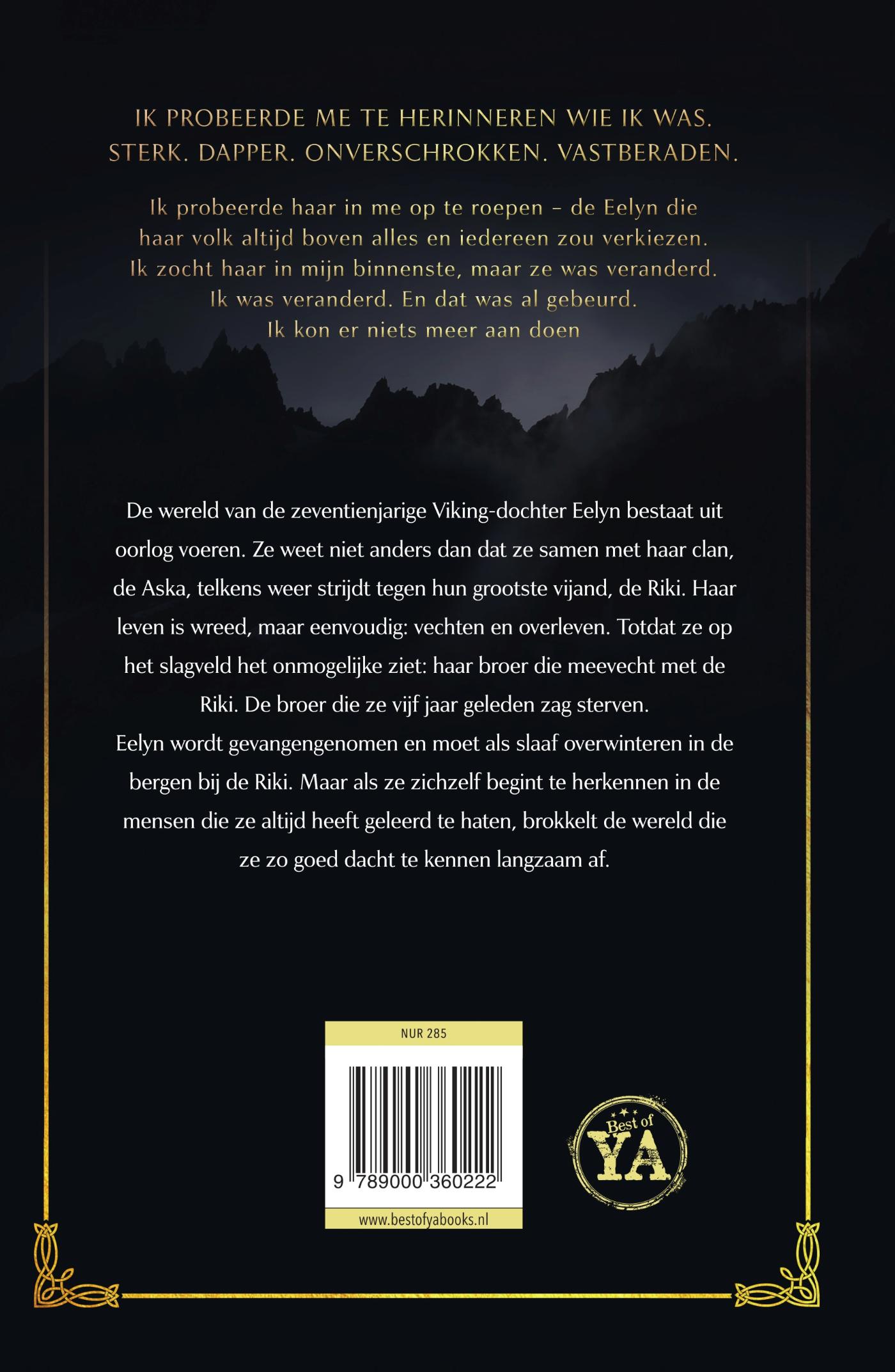 Achterkant van De hemel in het ijs