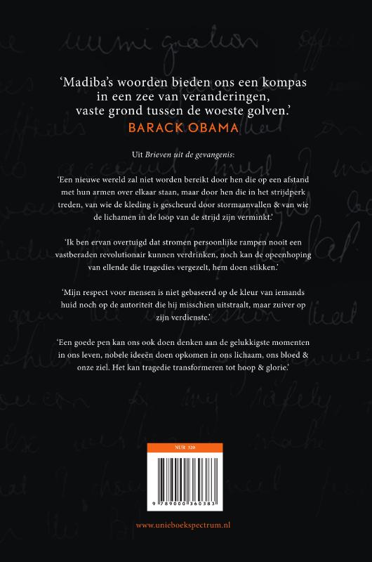 Achterkant van Brieven uit de gevangenis
