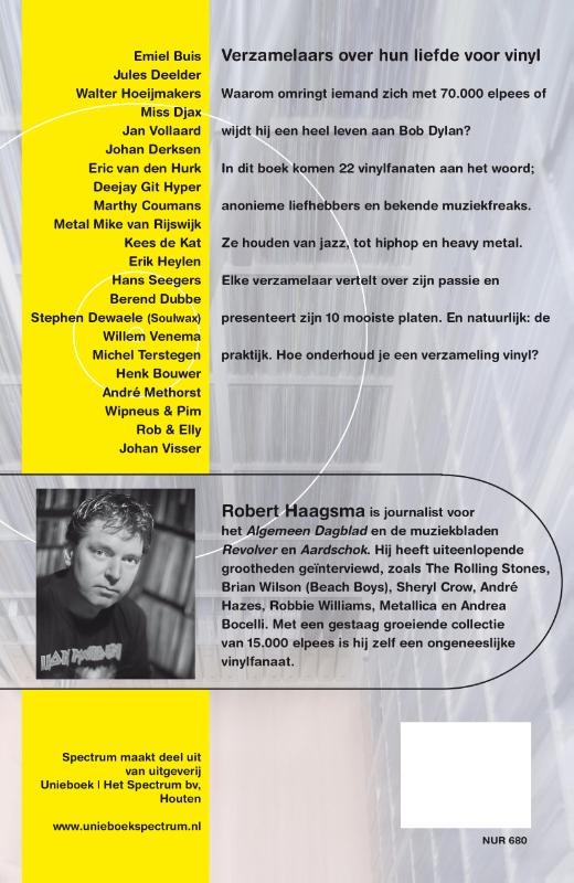 Achterkant van Vinylfanaten