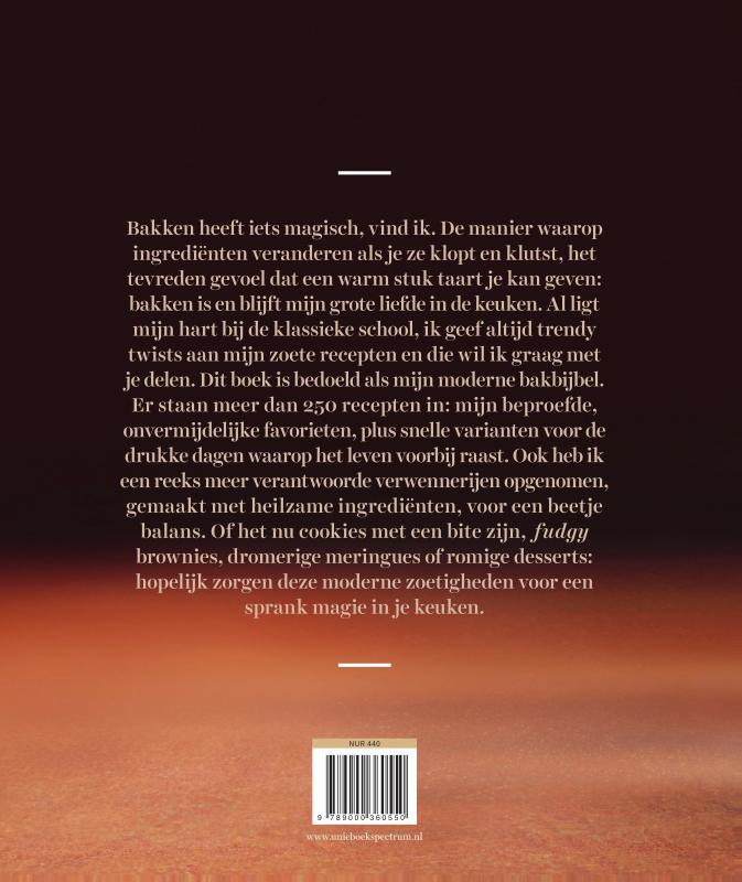 Achterkant van Modern baking