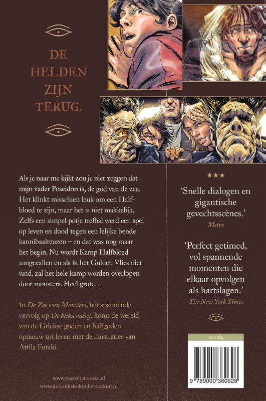 Achterkant van De zee van monsters