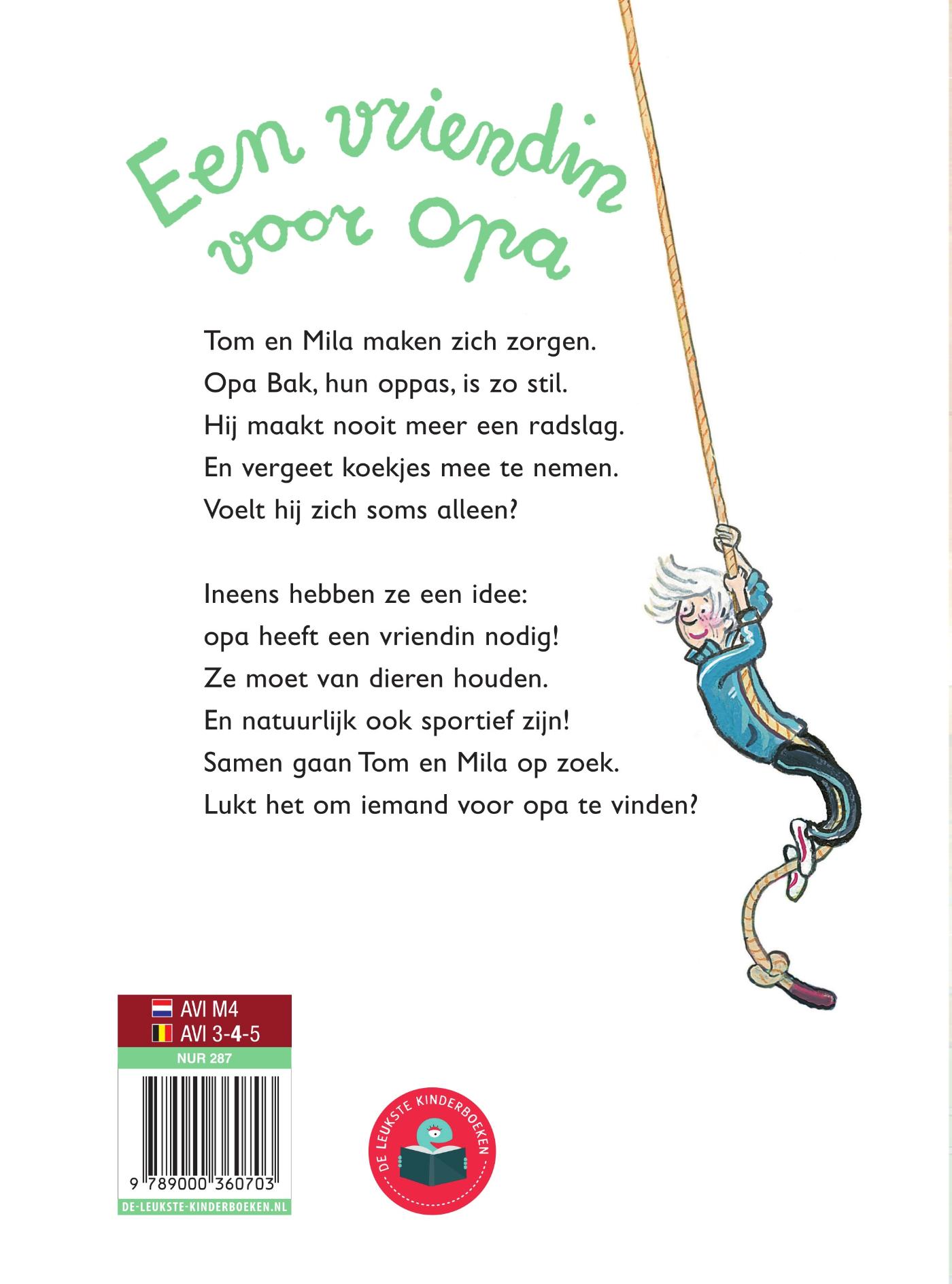 Achterkant van Een vriendin voor opa
