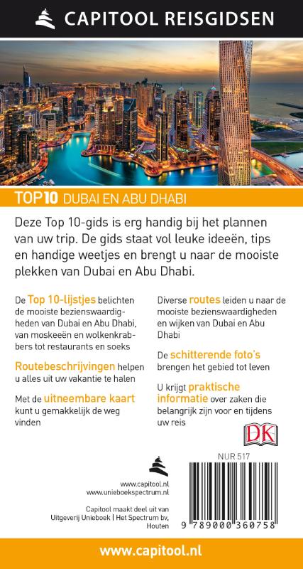 Achterkant van Dubai en Abu Dhabi