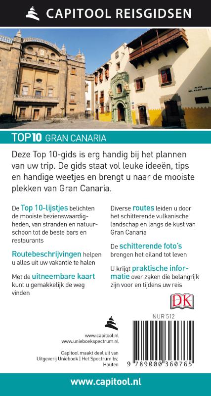 Achterkant van Gran Canaria