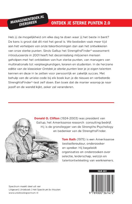 Achterkant van Ontdek je sterke punten 2.0