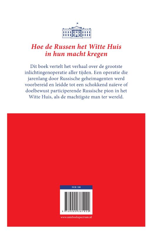 Achterkant van Het huis Trump, het Huis Poetin