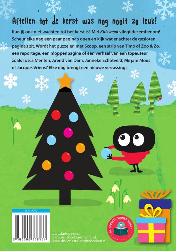 Achterkant van Kidsweek Adventspocket