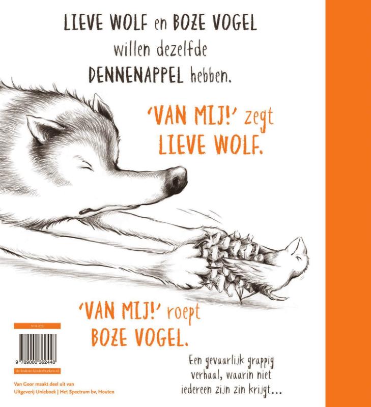 Achterkant van Van mij!