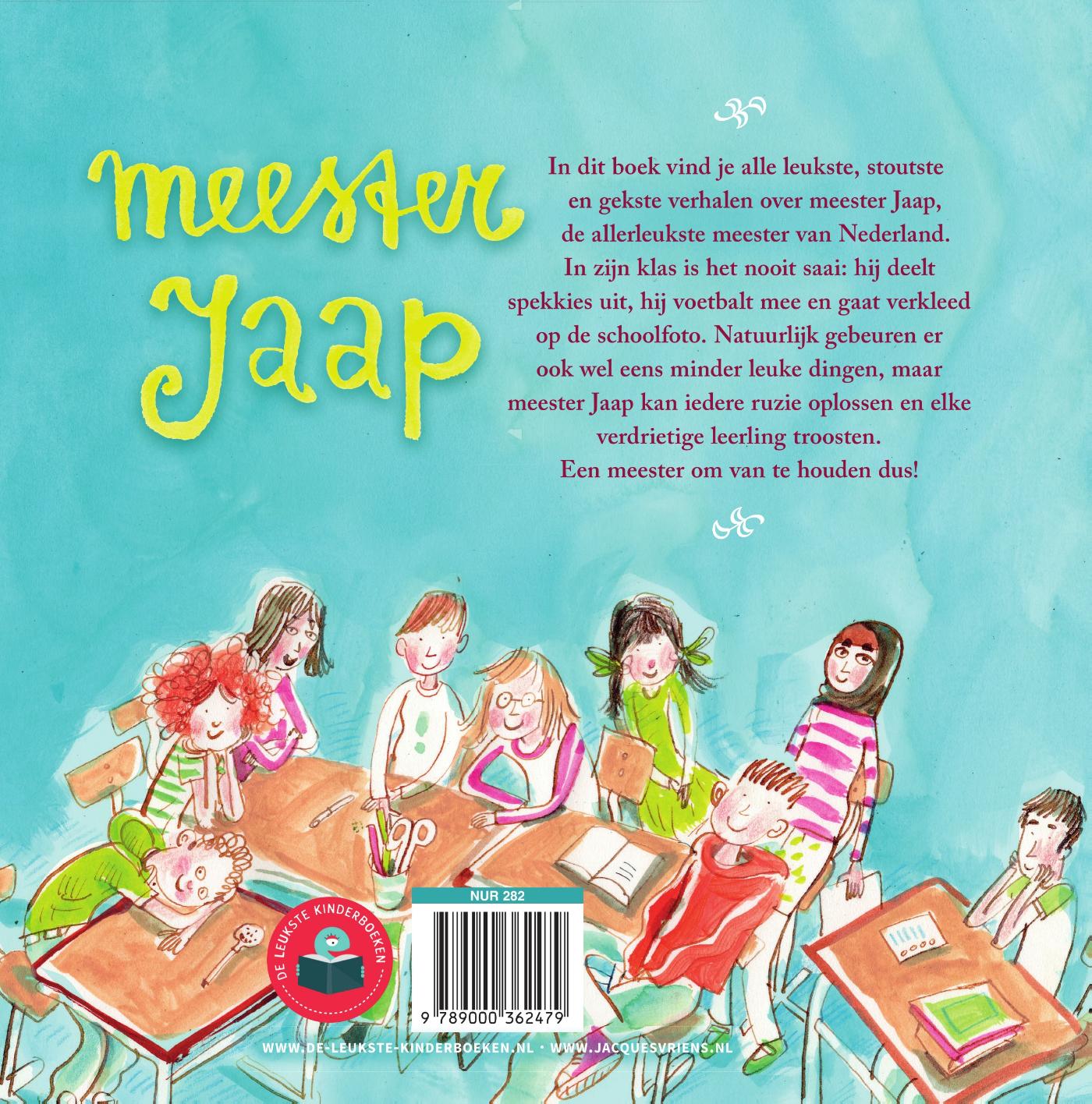 Achterkant van Meester Jaap