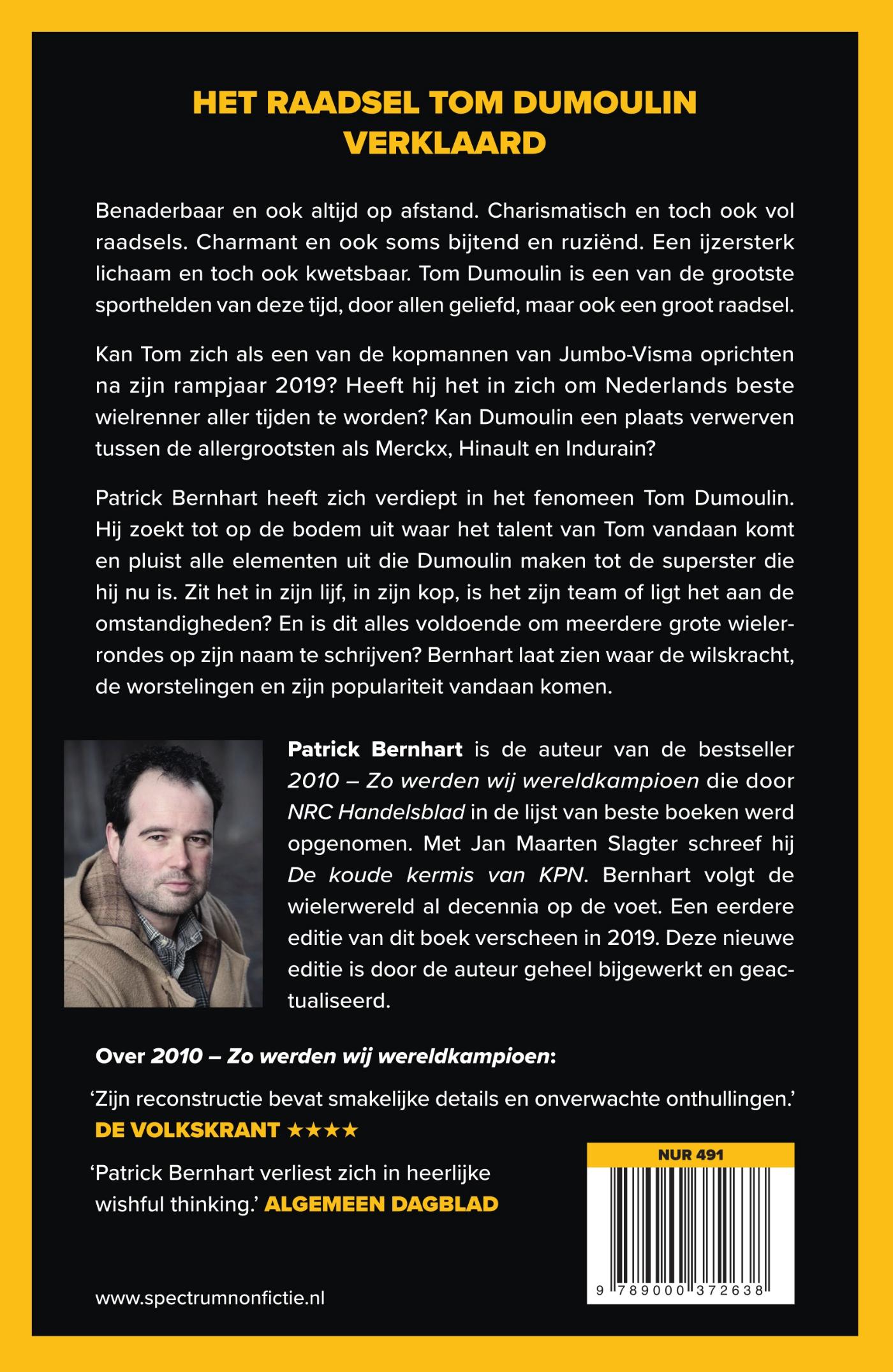 Achterkant van Tom Dumoulin
