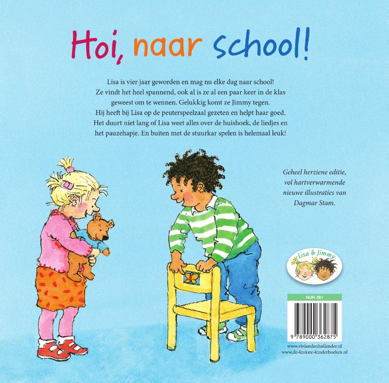 Achterkant van Hoi, naar school!