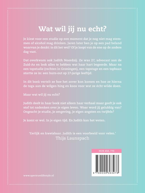 Achterkant van Ik was advocaat. Nu ben ik mezelf.