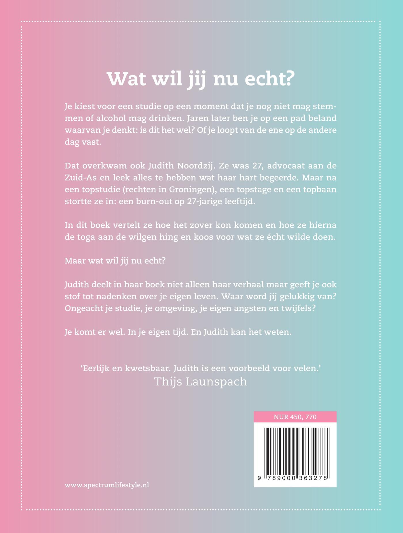 Achterkant van Ik was advocaat. Nu ben ik mezelf