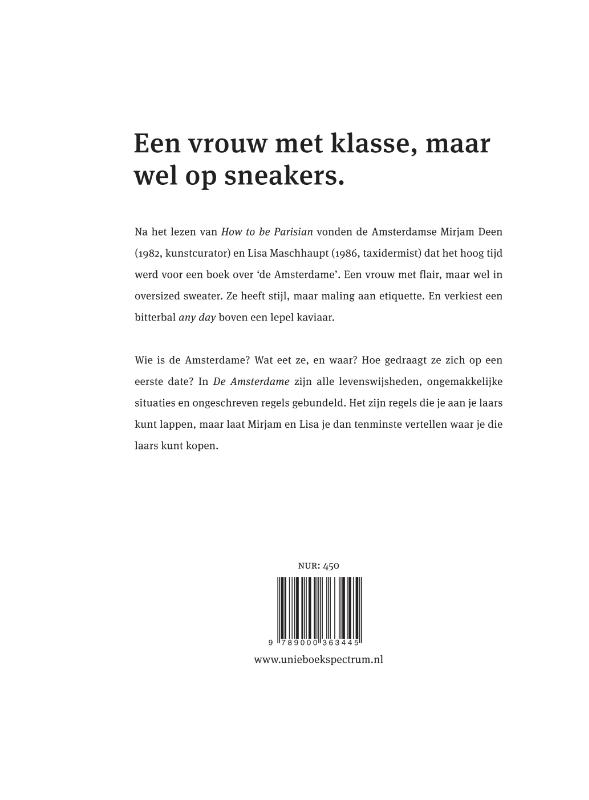 Achterkant van De Amsterdame