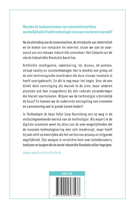 Achterkant van Technologie de baas