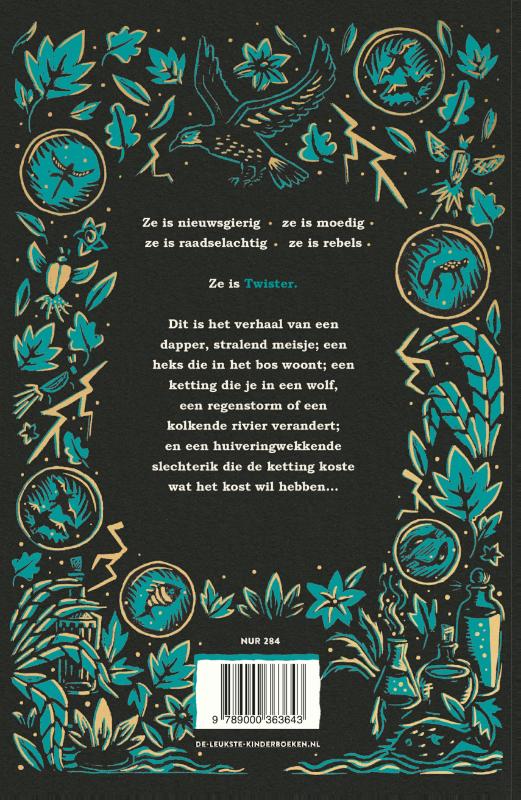 Achterkant van Twister