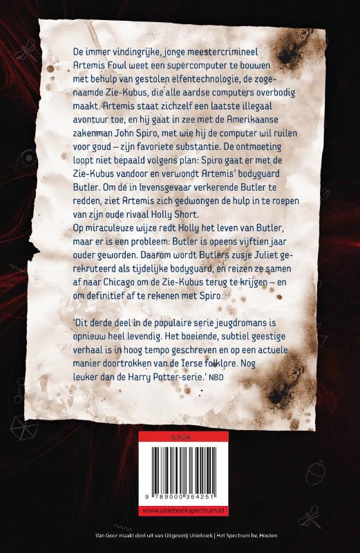 Achterkant van De eeuwige code