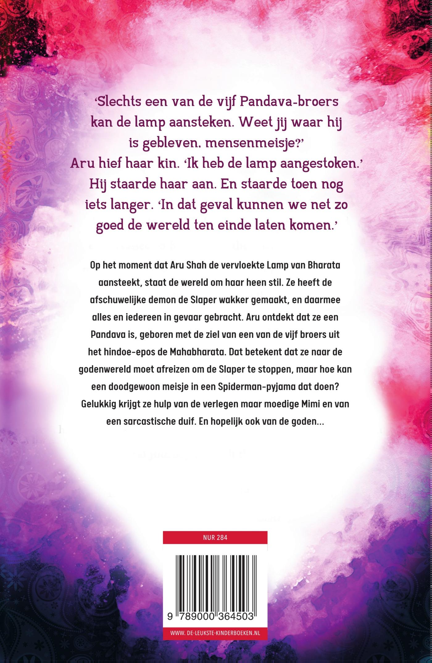 Achterkant van Aru Shah en het einde van de tijd