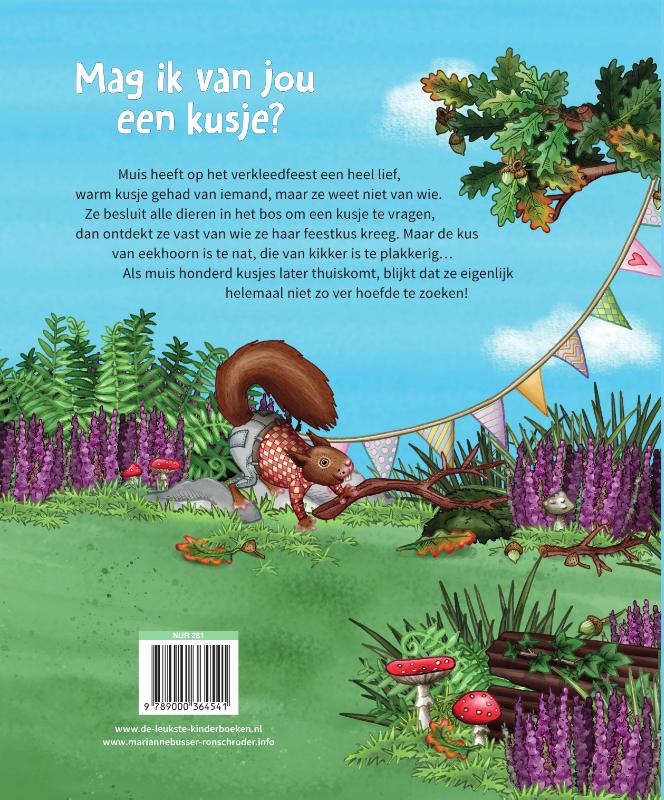 Achterkant van Mag ik van jou een kusje?