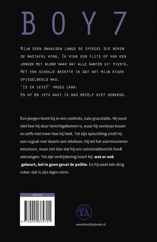 Achterkant van Boy 7