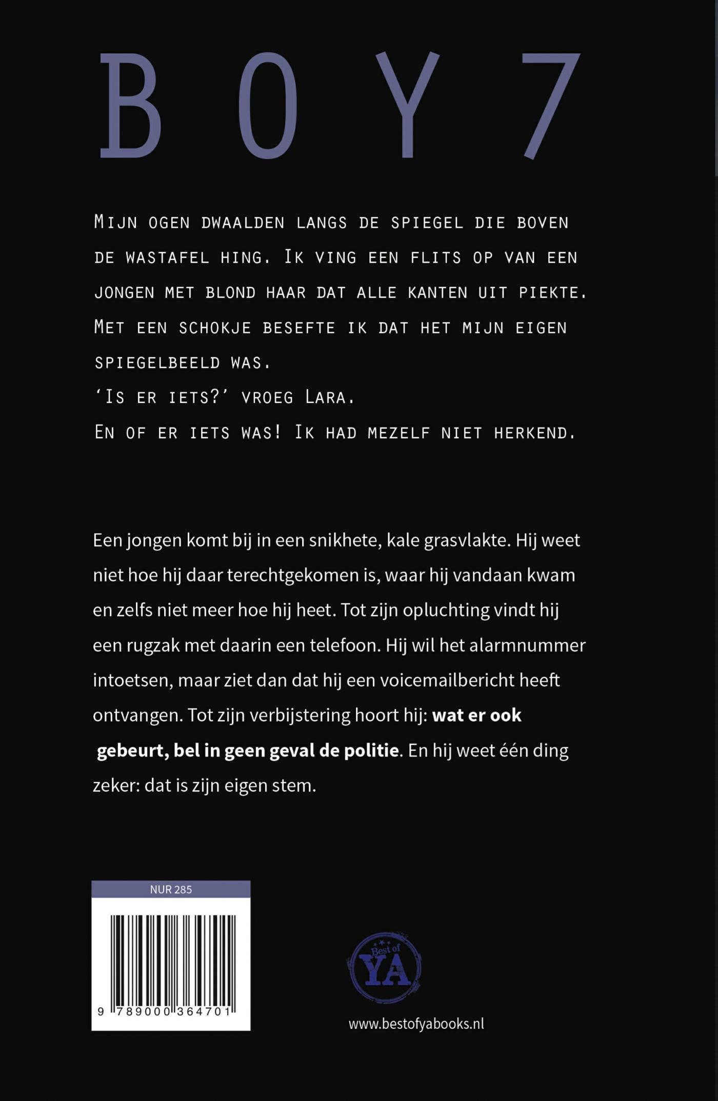 Achterkant van Boy 7