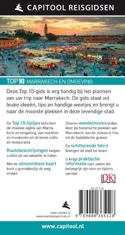 Achterkant van Marrakech en omgeving