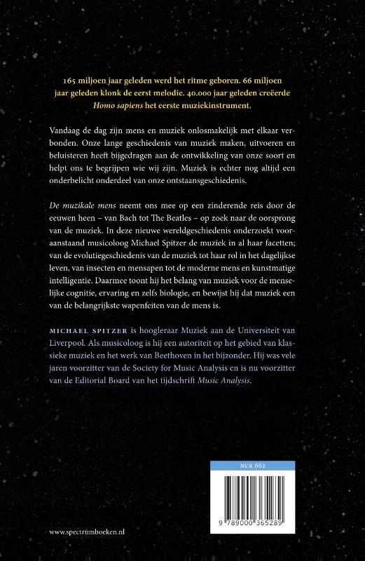 Achterkant van De muzikale mens