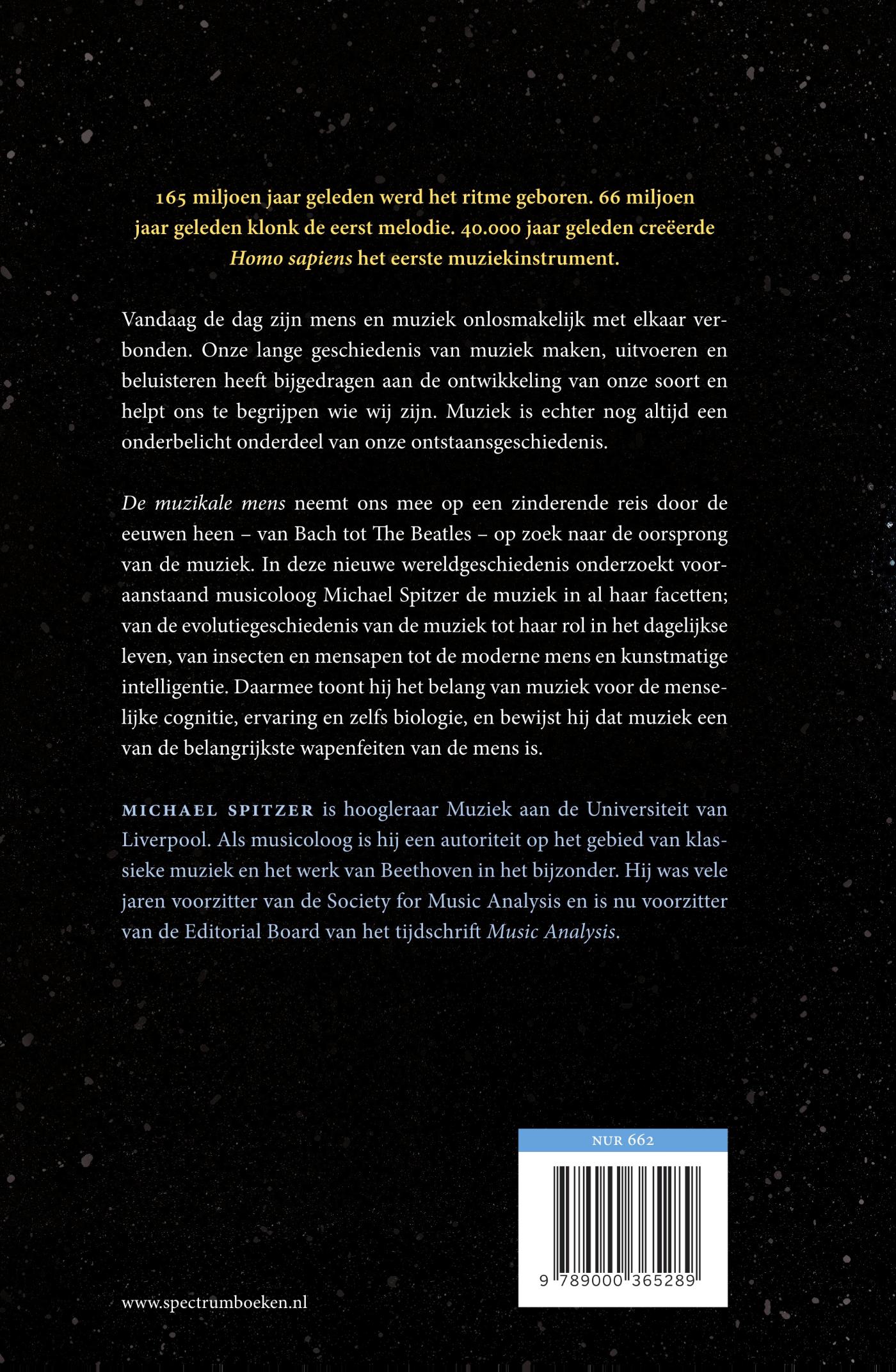 Achterkant van De muzikale mens