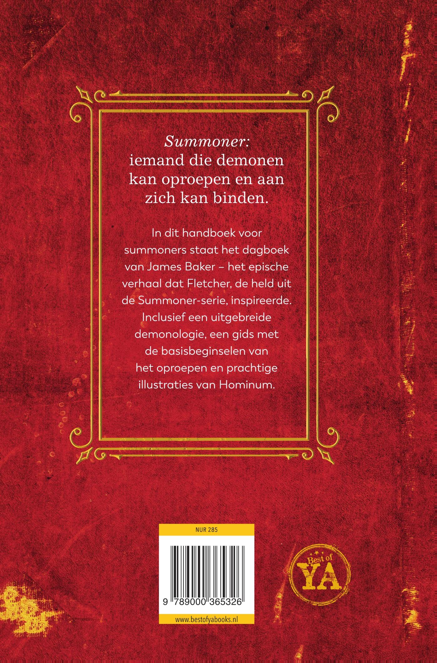 Achterkant van Handboek van een summoner