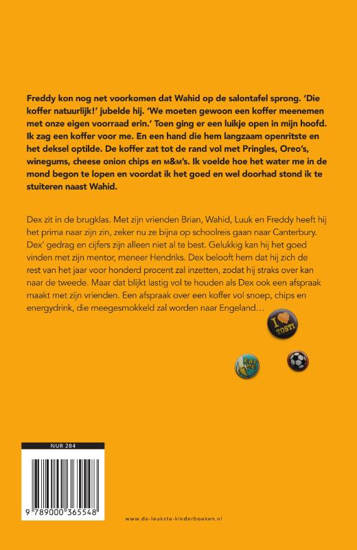 Achterkant van Dex