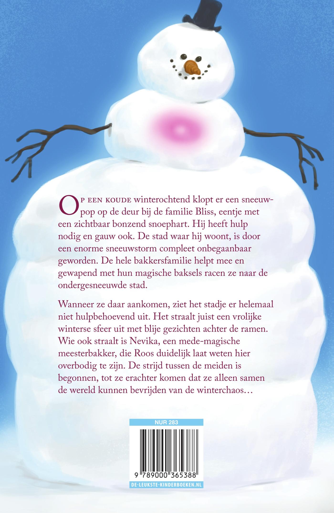 Achterkant van De magische strijd van Bakkerij Bliss