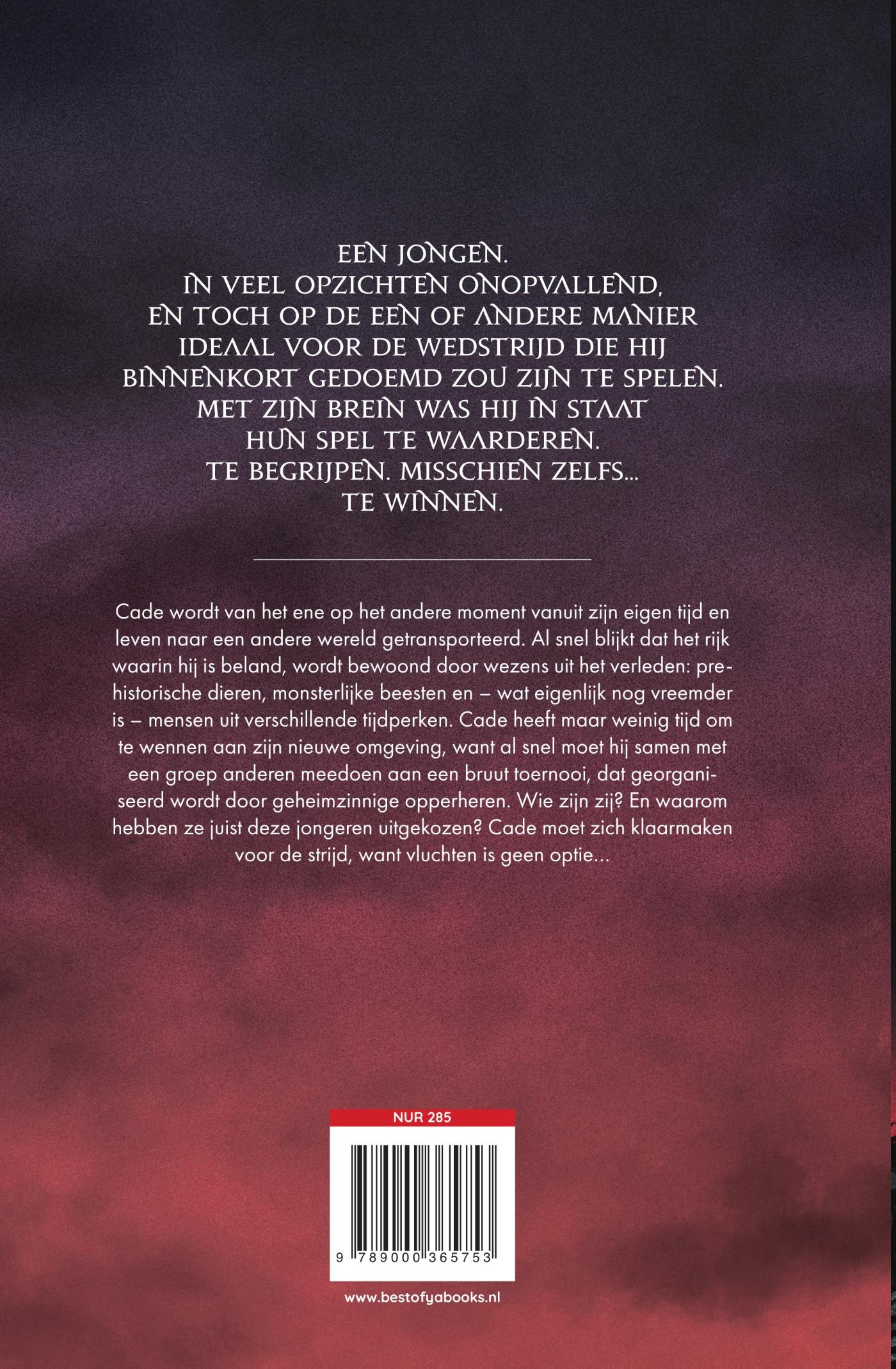 Achterkant van De uitverkorene