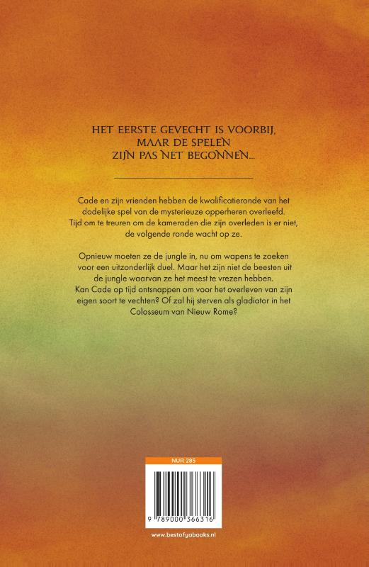 Achterkant van De uitdager