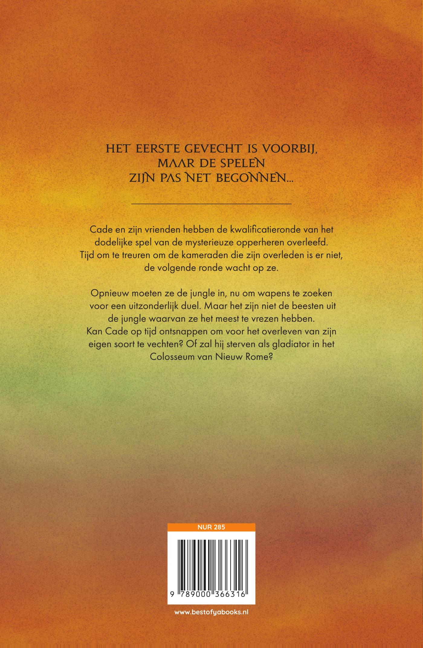 Achterkant van De uitdager