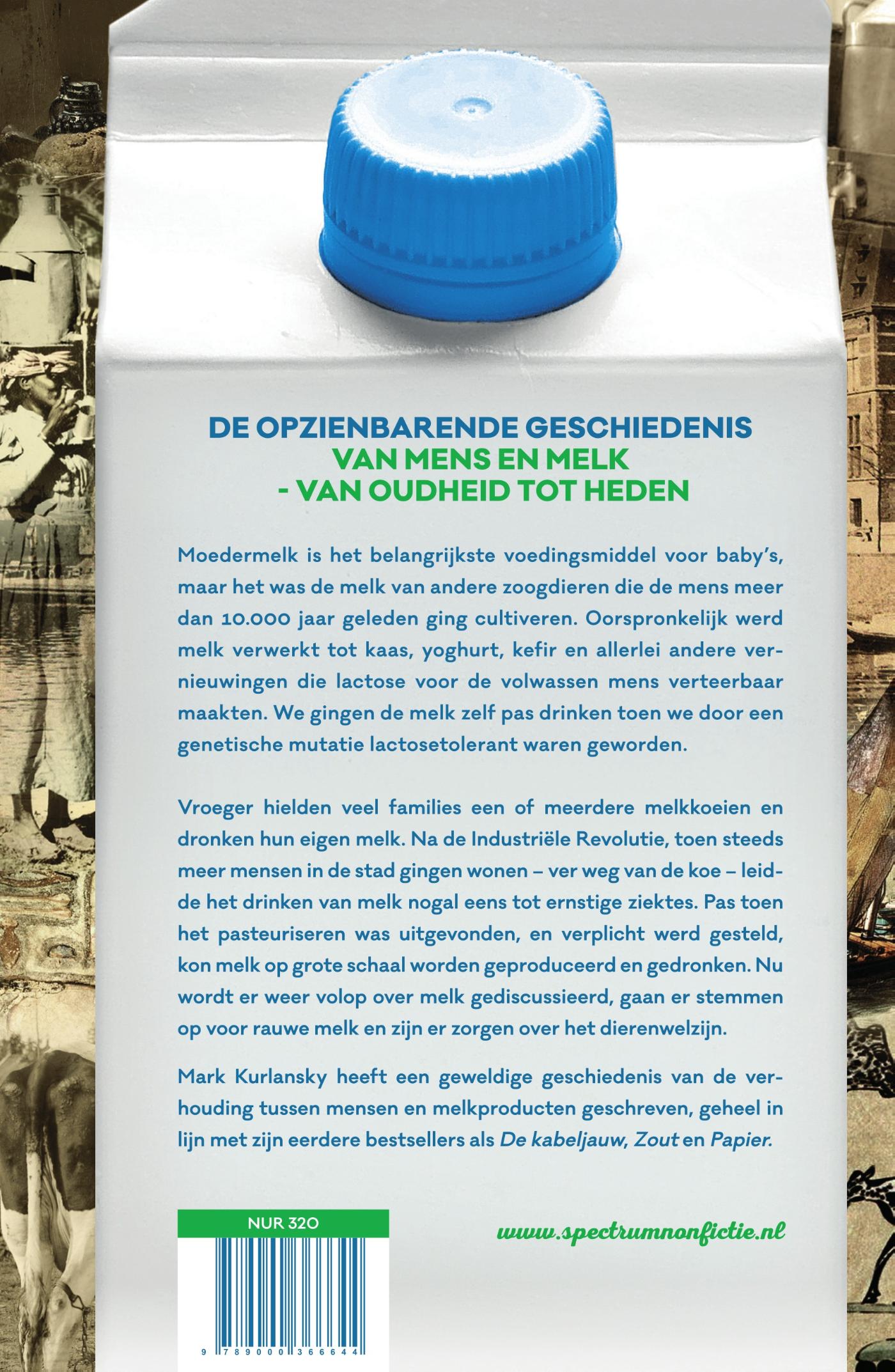 Achterkant van Melk
