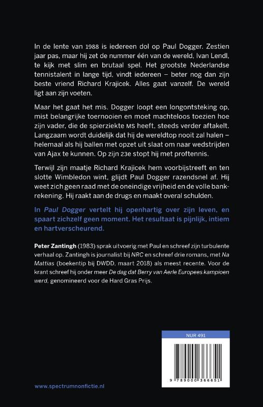 Achterkant van Paul Dogger