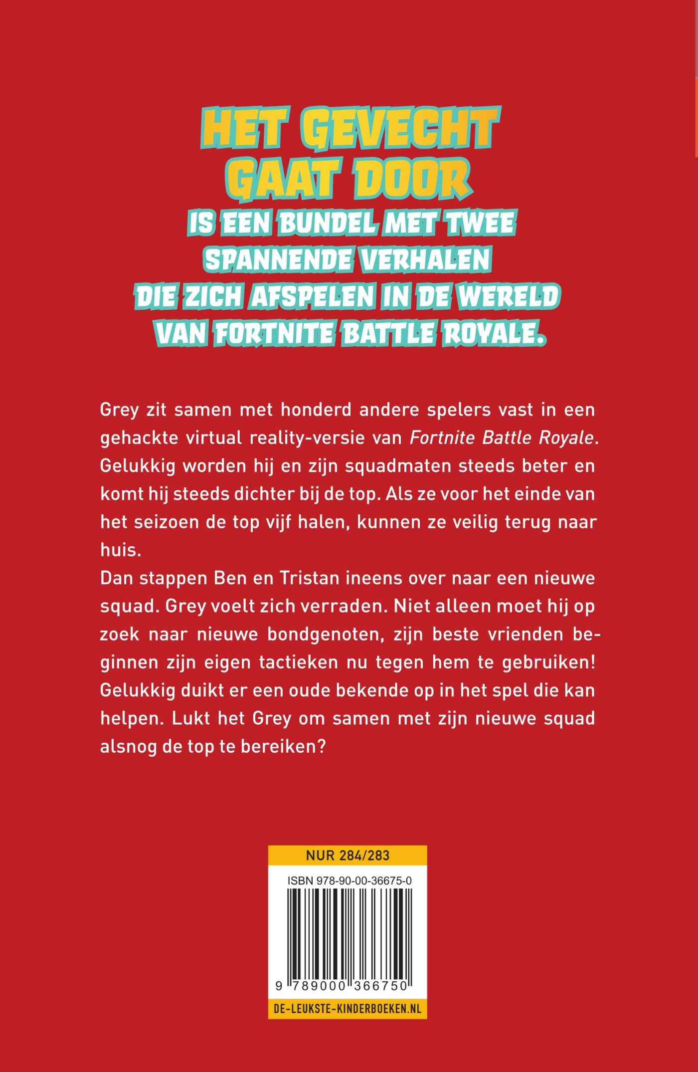 Achterkant van Fortnite - Het gevecht gaat door