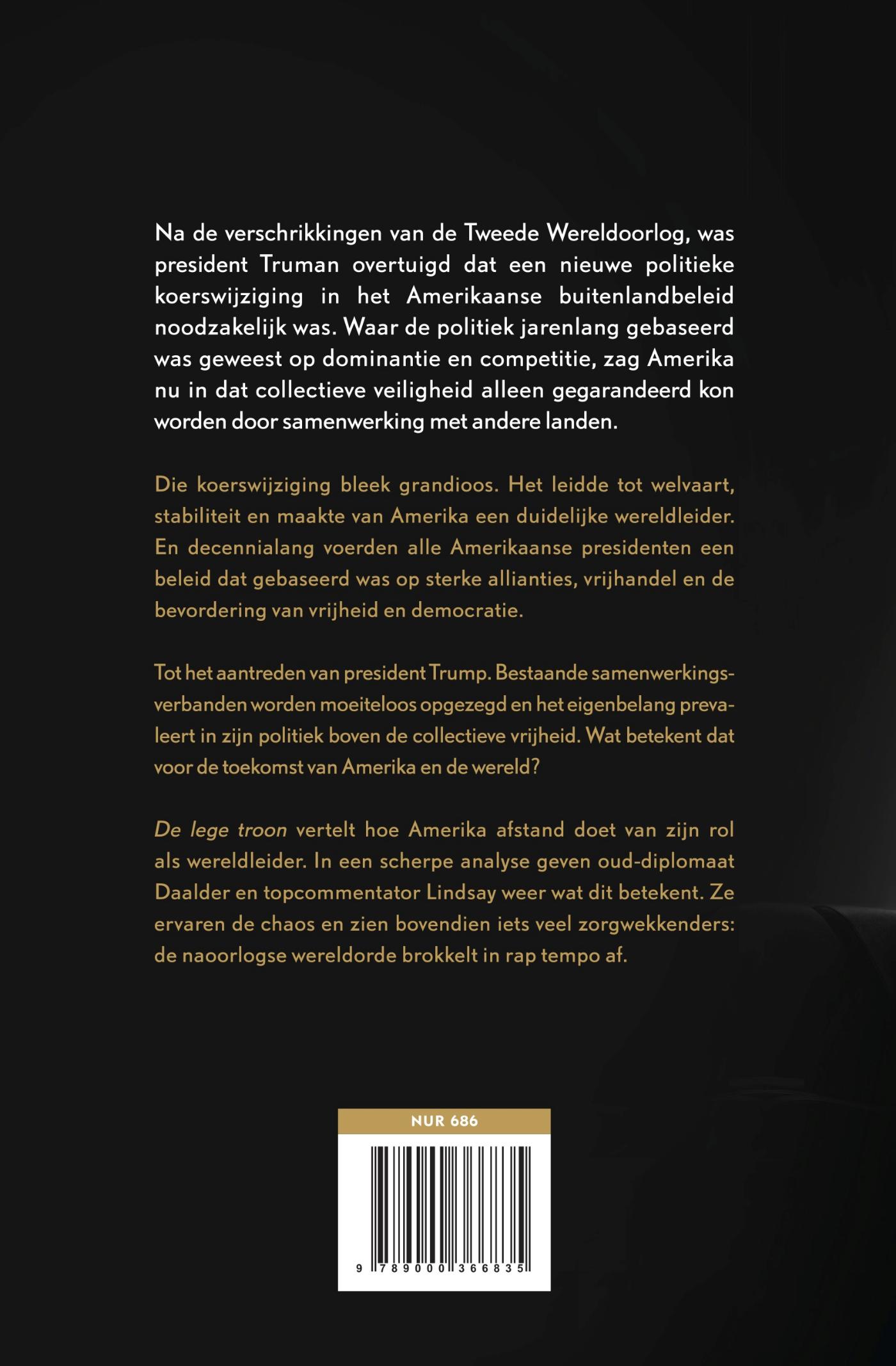 Achterkant van De lege troon
