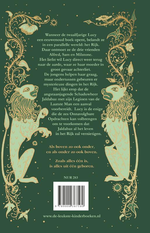 Achterkant van De Orde van de Gouden Leeuw