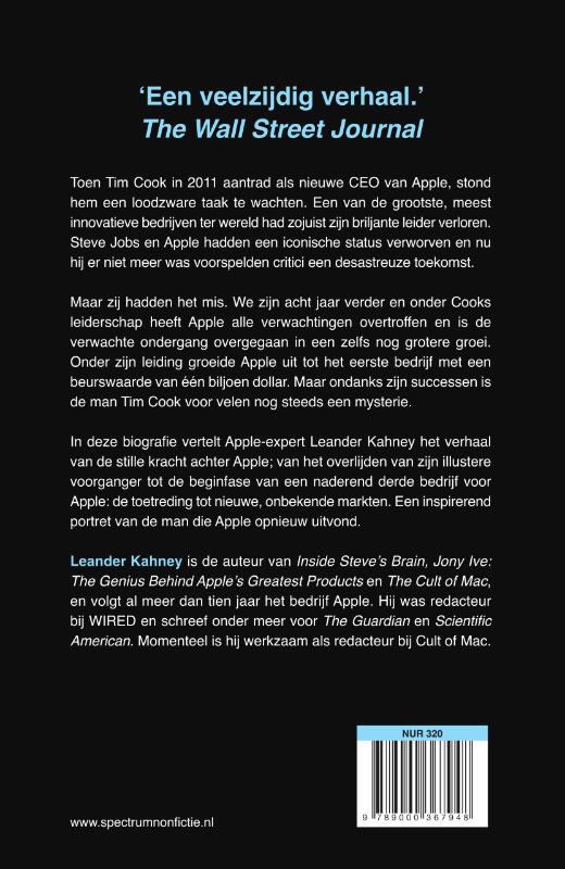 Achterkant van Tim Cook